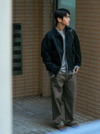 City Worker Pin-tuck Trouser (Blue Gray)
