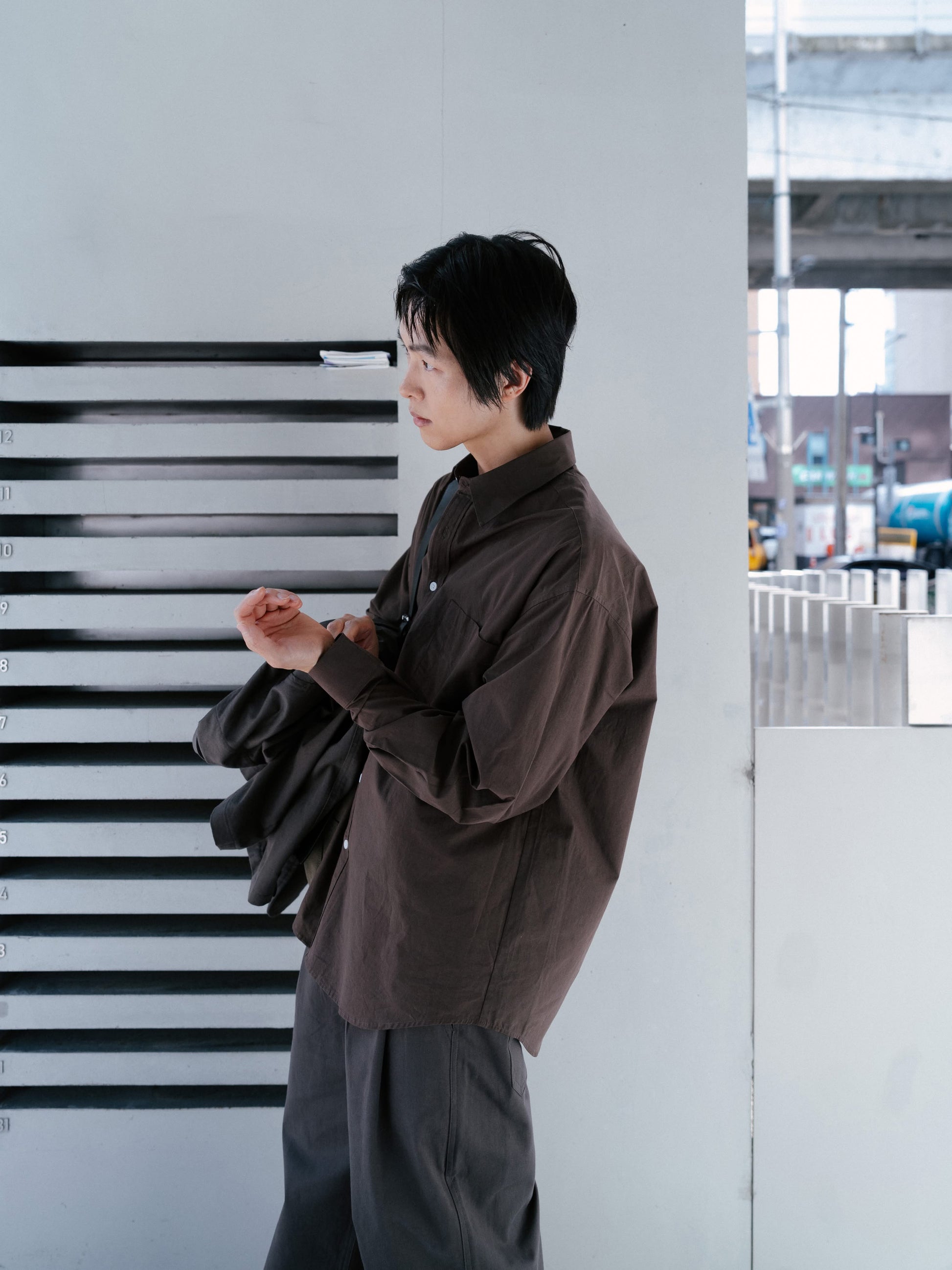 City Worker Club Jacket (Ash Brown)