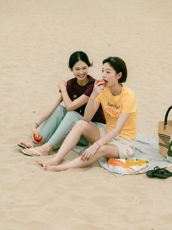 Chasing Waves Tee (Yellow)