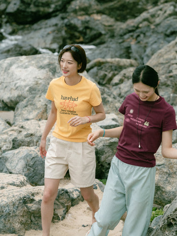 Chasing Waves Tee (Yellow)