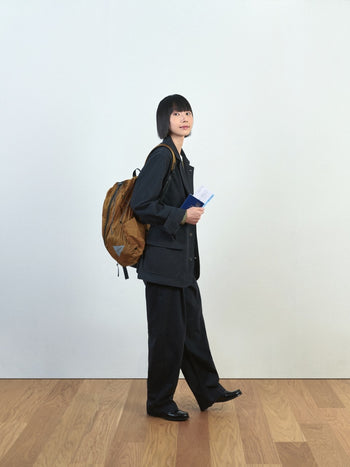 City Worker Pin-tuck Trouser (Black)