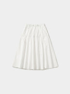 Light String Tiered Skirt (White)