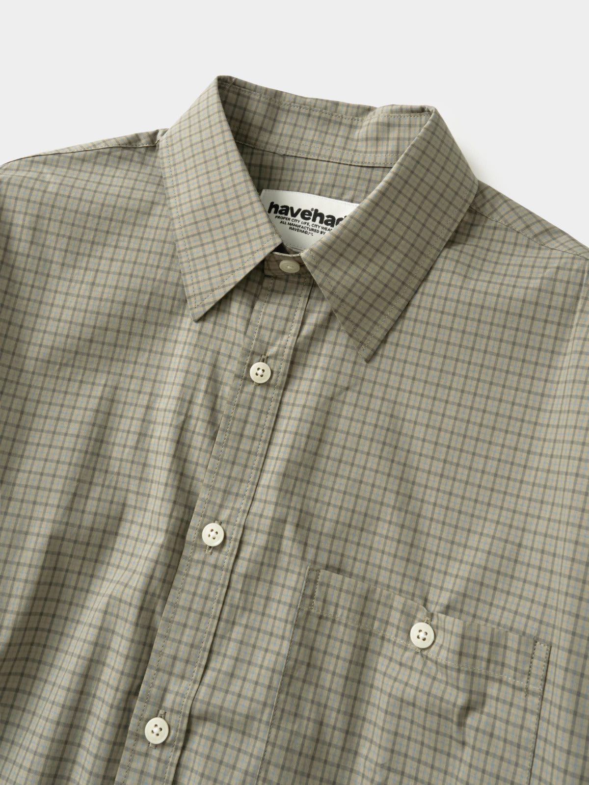 Everyday Classic Check Shirts (Olive)