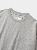 Relaxed Half String Tee (Melange Gray)
