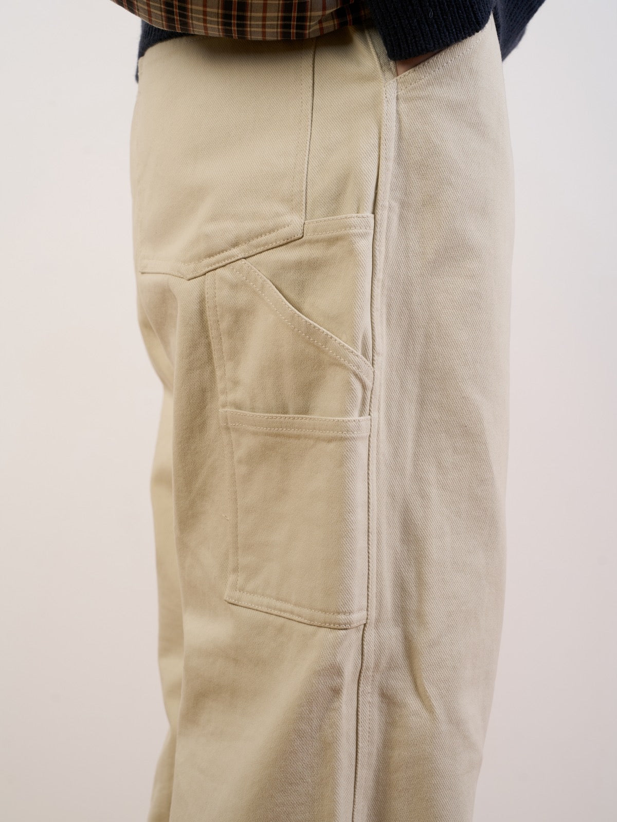 Heavy Cotton Carpenter Pants (Denim Blue)