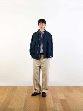 Washed Pocket Utility Jacket (Denim Blue)