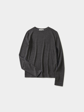 Mellow Slim Long Sleeves T-Shirt (Charcoal)