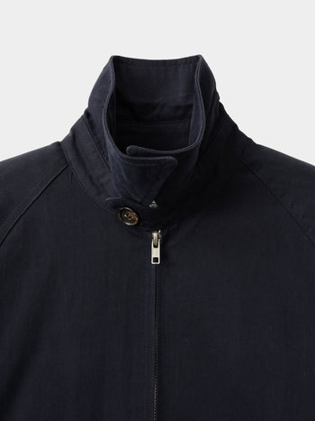 Glen Cotton Drizzler Jacket (Navy)