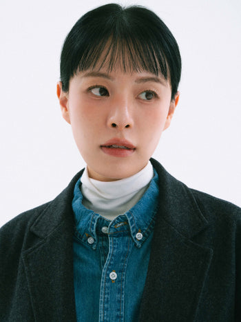 City Wool Pin-tuck Trouser (Charcoal)