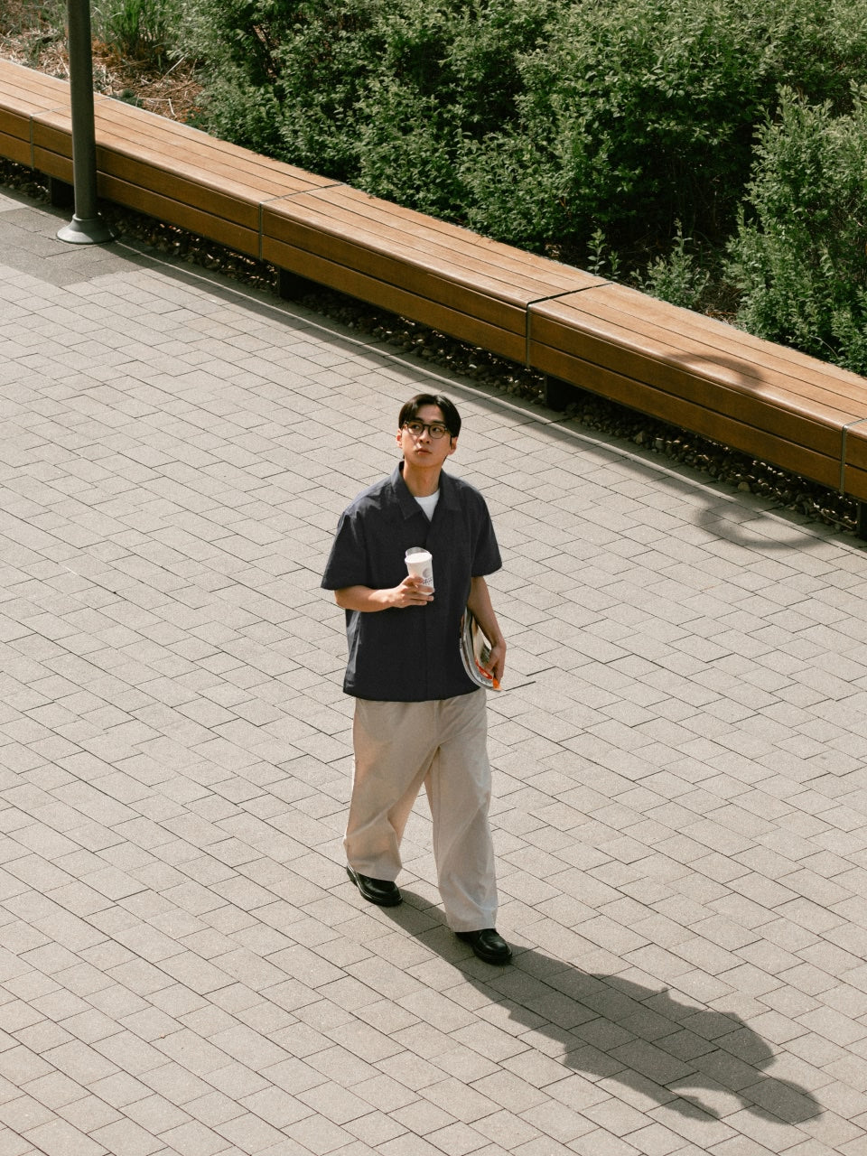 City Summer Light Banding Pants (Navy)