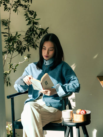 Light Wholegarments Cardigan (Gray)